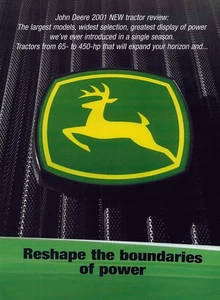 2001 JOHN DEERE  6000, 8000 & 9000 SERIES TRACTORS -  ORIGINAL BROCHURE - Picture 1 of 9