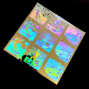 SOCCER FUTBOL SKI SKATEBOARD hologram holographic UNCUT VINTAGE sticker decal - Picture 1 of 5