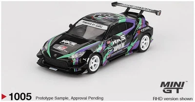Mini GT MGT01005RHD Toyota GR86 HKS TYPE R 2022 Tokyo Auto Salon Die Cast 1/64 - Immagine 1 di 3