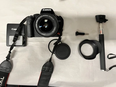 Canon EOS Rebel T1i  DS126231 Camera Body EF-S 18-55mm LENS - Image 1 of 4