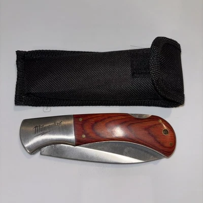 Collector Folding Knife Milwaukee Stamped  Dimensions In Pics NEW - Image 1 of 4