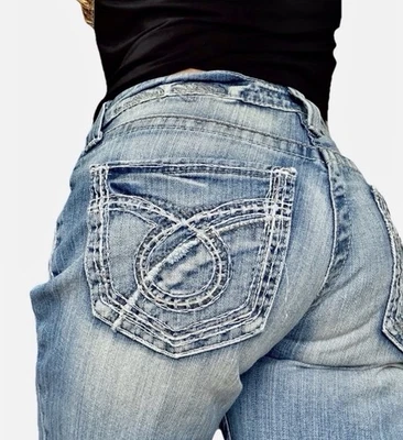 Big Star Jeans Womens Size 30 Blue Denim Low Rise Maddie Boot Bootcut Denim y2k - Image 1 of 4