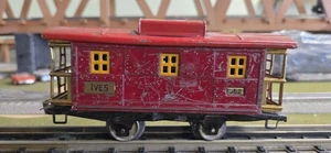  Ives 562 Caboose O Gauge 4 Wheel  - Picture 1 of 16