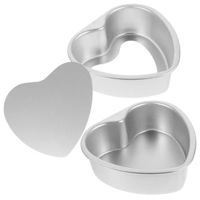  2 Pcs Kuchen Form Herzkuchenform Herzform Für Herzförmige Kuchenformen - Bild 1 von 4