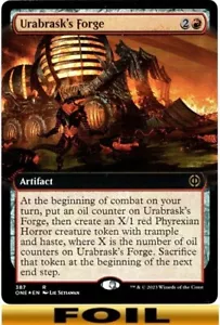 1x - Urabrask's Forge - FOIL EXTENDED ART - Phyrexia: All Will Be One - NM MTG - Bild 1 von 1