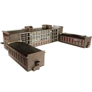 Soviet-Era School Building Model Kit Unique DIY Model Kit UMBUM 3d puzzle - Bild 1 von 2