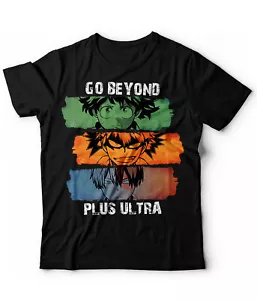 Tshirt My Hero Academia Midoriya Deku Bakugou Todoroki All Might Eroe Plus Ultra - Foto 1 di 5