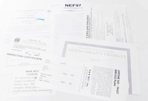 NEF New England Firearms Instruction Manual SB1 Pardner Shotgun 1997 6 Docs - Bild 1 von 8