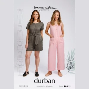 Durban Jumpsuit & Romper Sewing Pattern | Megan Nielsen - Picture 1 of 9