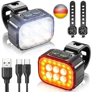 Die Fahrradlichtgruppe ist super hell, und das Fahrradlicht ist wiederaufladbar- - Bild 1 von 8