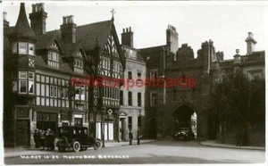 ECHTE FOTOGRAFISCHE POSTKARTE VON NORTH BAR, BEVERLEY, EAST YORKSHIRE VON W. A. R. - Bild 1 von 2