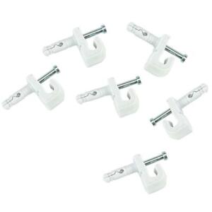 Closetmaid 1770 Preloaded Drywall Back Wall Clips, White, 48 Pack