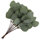  12 Pcs Silk Flower Artificial Flowers Plants Faux Eucalyptus Stem