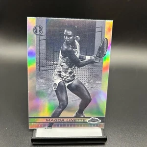 2024 Topps Chrome Tennis Negative Refractor #61 Magda Linette - Picture 1 of 2