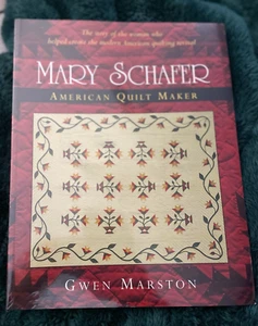 Mary Schafer AMERICAN QUILT MAKER by Gwen Marston Quilting book NEW/Shrink wrap! - Picture 1 of 3