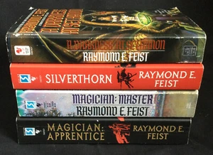 4 Fantasy PBs by Feist: Magician: Apprentice, Master, Silverthorn, Sethanon - Picture 1 of 7