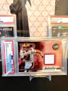 ⭐️ 2009 Press Patch Legend Matt Ryan Rookie RC PSA 9 📈🔥🔥/125 - Picture 1 of 2