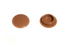 New Brown Push Fit Screw Cover Cap No. 6 & No. 8 ( Parcel Of 10000 )