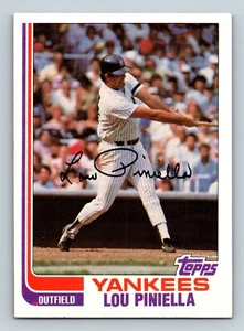1982 Topps #538 - Lou Piniella - New York Yankees - Outfield - Picture 1 of 2