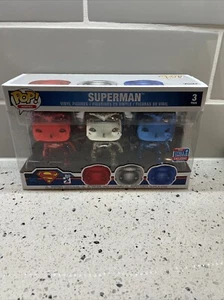 Funko Pop! Vinilo: Universo DC - Superman (Cromo) - Paquete de 3 (NYCC) - FYE Nueva York - Imagen 1 de 4
