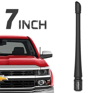 7inch Fexible Short Antenna Mast For Chevy Silverado 1500 2500 3500 HD 07-19 - Picture 1 of 11