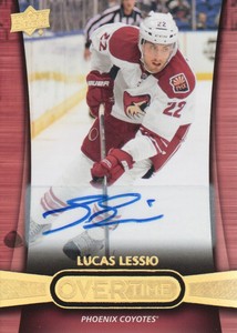 2013-14 Upper Deck Overtime Hockey Autograph #69 Lucas Lessio AUTO