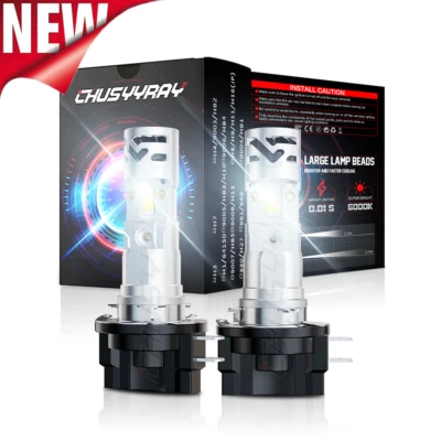 H11B LED Headlight Bulbs Conversion Kit High and Low Beam White Super bright - Image 1 of 4