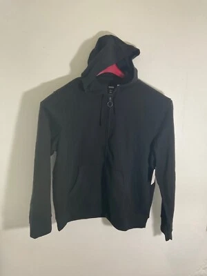 Sudadera con capucha Sonoma XXL negra cremallera completa con bolsillos y capucha Foto 1 de 4
