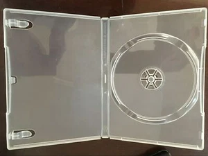 10 PCS 14MM SUPER CLEAR SINGLE DVD CASE MOVIE BOX PSD23 - Picture 1 of 1
