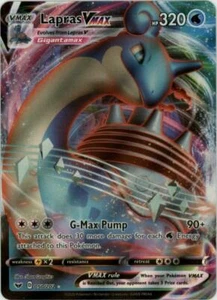 (SWSH01-050) Tarjeta Pokémon Espada y Escudo Lámina Ultra Rara Lapras VMAX # 50 - Imagen 1 de 1
