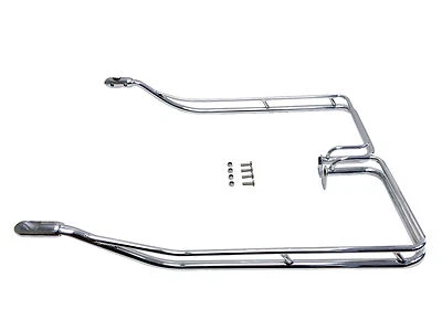 Nostalgic Saddlebag Guard Rails for 1993-2008 Harley Road King Electra Hard Bags - Image 1 of 2