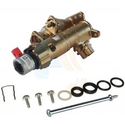 Vaillant 0020132682 ecoTEC PLUS 824 831 837 Diverter Valve Brass GENUINE - Image 1 of 4