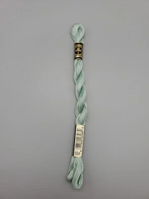 DMC Perle Cotton Skein Size 5 27.3yd 504 Needlepoint Embroidery, Crewel - Image 1 of 4