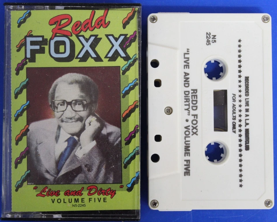 Redd Foxx Live and Dirty Volume 5 Cassette-King N5-2245 - Image 1 of 1