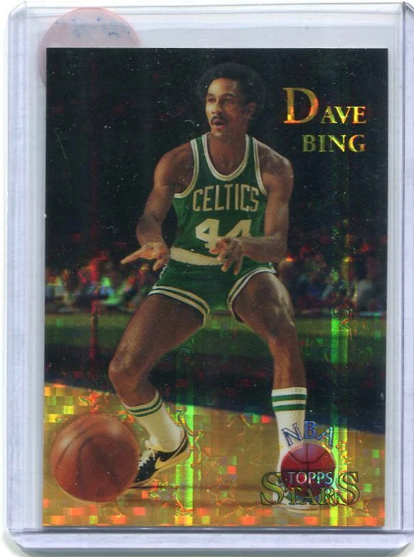 1996 Topps Stars - DAVE BING - Chrome Atomic Refractor - CELTICS #107 - Image 1 of 1