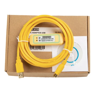 Replacement  for  Mitsubishi FX3U/3G Series PLC Programming Cable  FX-USB-AW - Image 1 of 4