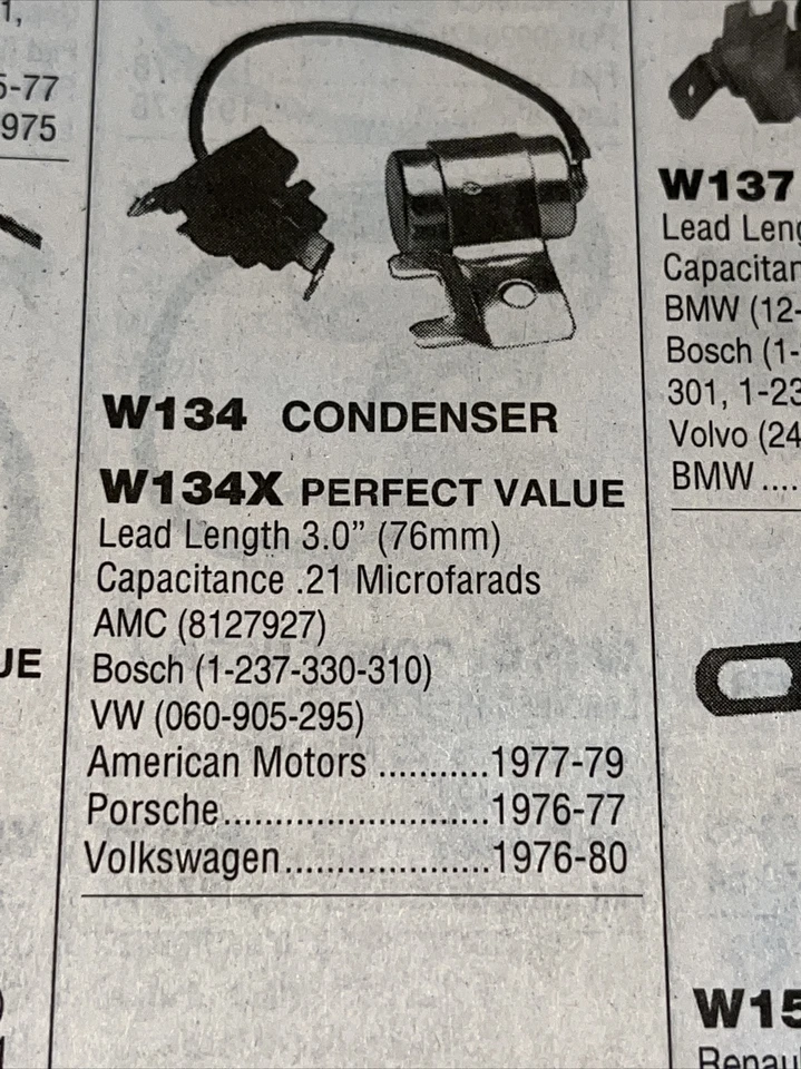 Condenser Kemparts W134X - Image 1 of 1