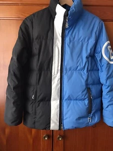 Bogner Goan Thylmann Skijacke Winterjacke Daunen Damen 42 Blau Schwarz - Bild 1 von 9