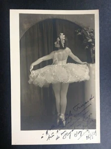 Photo portrait dédicacé Artiste à identifier Théatre opéra 1939 - Bild 1 von 2