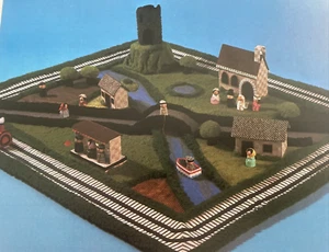SEWING PATTERN Jean Greenhowe Nursery village play rug + toys Mat train people - Picture 1 of 9
