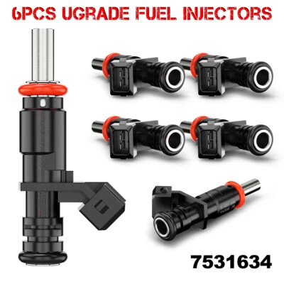 6 piezas inyectores de combustible aptos para BMW X5 2007-2008 2009 2010 # 7531634 Foto 1 de 4