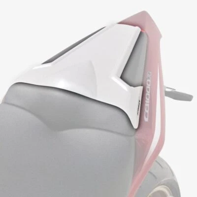 Capucha de asiento Ermax blanco metálico (blanco frío perla) Honda CB 1000 R 2008-2017 Foto 1 de 2
