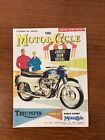 Vintage The Motor Cycle 1960 Ninepence Jubilee Show Special Triumph Stand 52