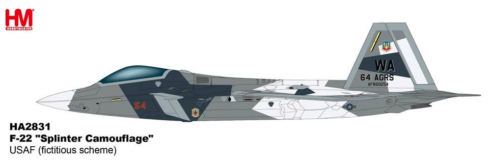 Hobby Master 1/72 HA2831 F-22A Raptor Nellis AFB 64th mock c/s Pre Order UPDATE! - Image 1 of 1