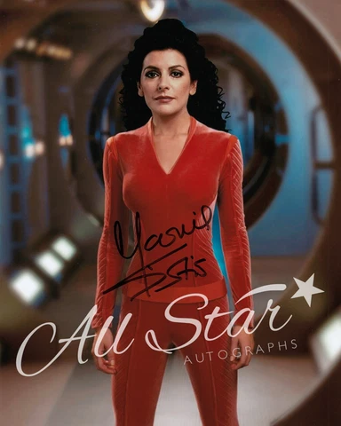 STAR TREK - Marina Sirtis Signed Photograph 04 Cover