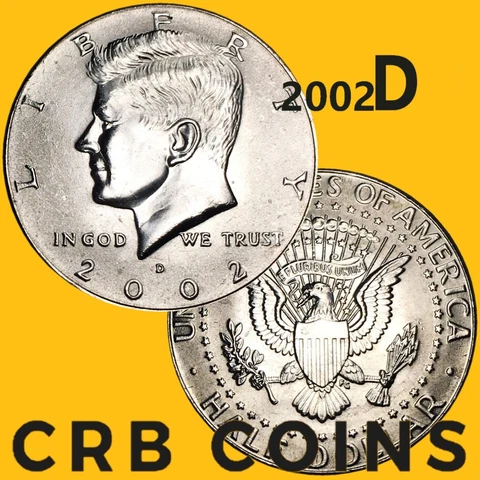 2002-D United States Kennedy Half Dollar - (AU) KM#A202b - HD02D Cover