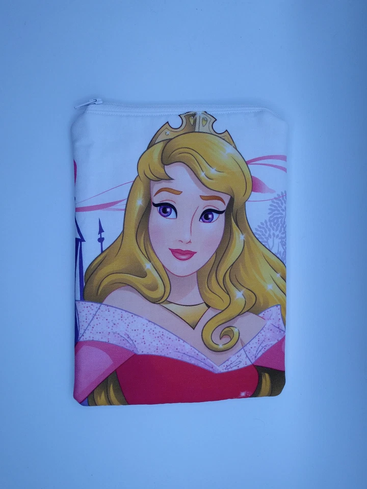Handmade small zipper bag made with Sleeping Beauty Aurora Licensed fabric - Image 1 of 1