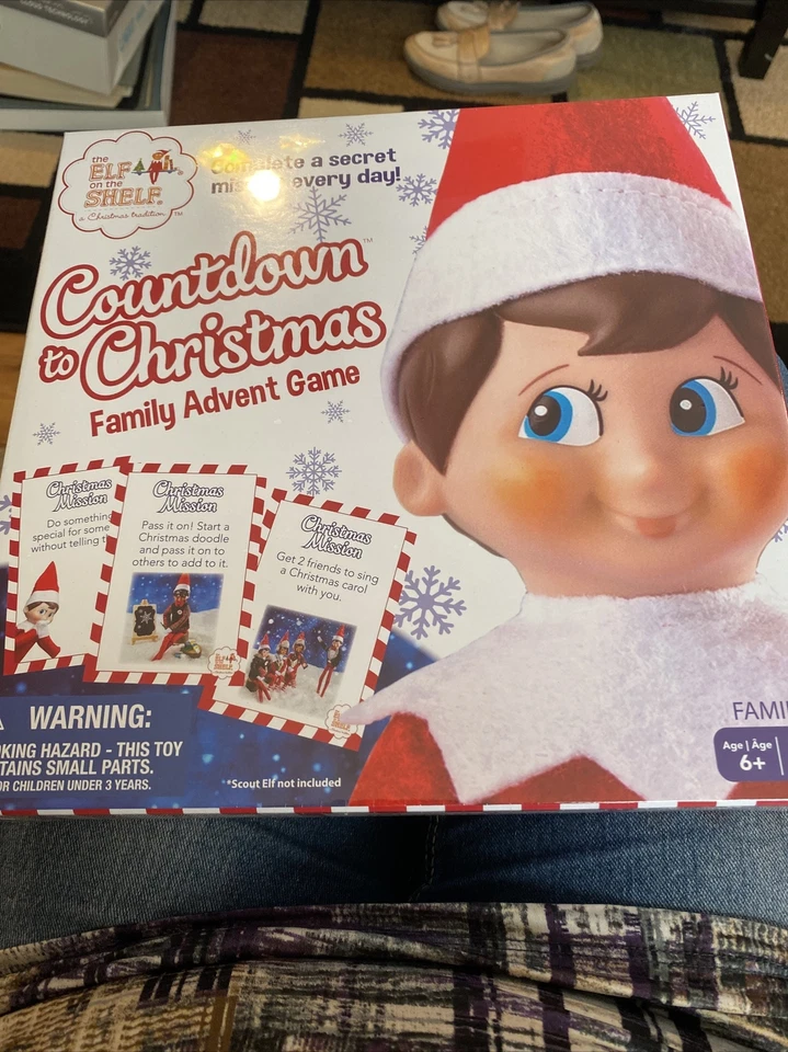 Buffalo Games Elf on The Shelf Countdown to Christmas Family Advent Game