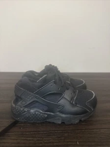 Nike Huarache Run Ultra Black Kids Youth Pre School 859593-004 - Size 11c - Picture 1 of 5