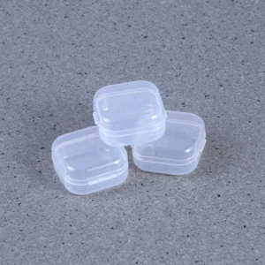 Contenitore contenitore rettangolare con coperchio 24 pezzi piccolo in plastica - Foto 1 di 11